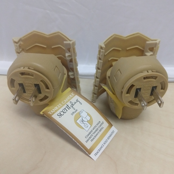 Yankee Candle 2 Tonal Chevron Scent Plug Base - Picture 3 of 8